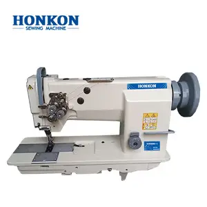 HK 4420 Double needle heavy duty sewing machine is suitable for sofa bag leather material