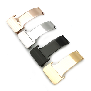 16 <span class=keywords><strong>18mm</strong></span> triển khai bướm khóa kim loại thép xem ban nhạc <span class=keywords><strong>Clasp</strong></span> - Product Image 1