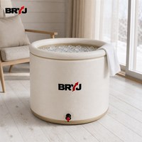 Baignoire de trempage à froid extérieure pour jardin, utilisation par temps froid, avec siège confortable, parois épaissies multicouches, pour salle de sport