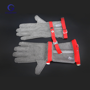 Gants en fil d'acier inoxydable de qualité alimentaire 316, résistants aux coupures, conformes à la norme ANSI/ISEA niveau 9 et résistants à la déchirure - Product Image 6