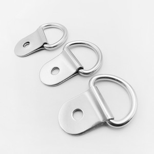 Anneaux <span class=keywords><strong>D</strong></span> en acier inoxydable de haute qualité, 4 pièces, ancre, pour charges sur étui, camion remorque, bateaux de camping-car - Product Image 6