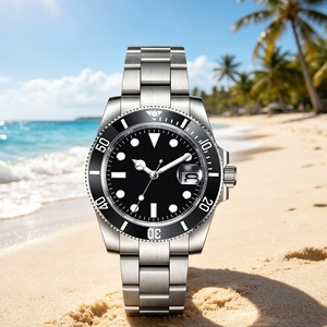 <span class=keywords><strong>Montre</strong></span> de plongée 40 mm, design tendance, verre saphir, logo personnalisé, mouvement à quartz Ronda 515 <span class=keywords><strong>suisse</strong></span>, étanche 10 ATM - Product Image 2