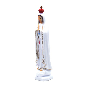 2023 PVC phụ nữ của Fatima 17cm Công Giáo bức tượng miêu tả Virgin Mary nhựa may mắn mẹ - Product Image 3