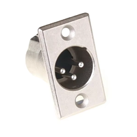 AC3MPNZ BULK Audio AC-Series 3 Pole Female Panel Mount Connector 133V 6A Audio Equipment Connection Socket
