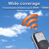 Télécommande de porte de garage du fabricant 433 MHz 315 MHz 4 canaux pour commande de portail, ouvre-porte de garage, télécommande d'alarme
