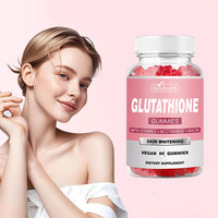 Gomitas de Glutatión con Vitamina C, Niacinamida y Niacina para Aclarar la Piel, Sabores Personalizables Disponibles
