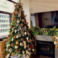 Ornements de Noël en papier nid d'abeille épais, boules en papier, décorations pour sapin de Noël, vitrine pour Noël