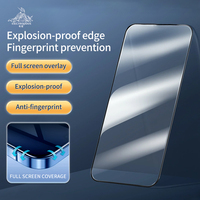 D DRlLL pelindung layar kaca Tempered antigores HD kaca Slider ajaib jernih ultra-tipis tahan sidik jari penuh untuk ponsel