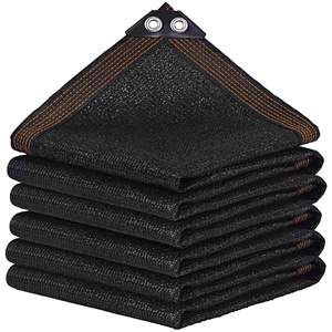 Filet d'ombrage tissé en HDPE noir 130 180 220 g/m² Durable 5 ans de durée de vie Vente en gros directe usine pour l'agriculture et les fermes - Product Image 1