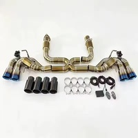 DZ für Chevrolet Corvette C8 Z06 mit Auspuffanlage Catback Neues Design Auspuff Gerades Rohr Catback 2019
