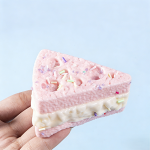 Nuovo Giocattolo Antistress Kawaii a Forma di Mattoncino di Formaggio Morbido e Spesso, Texture Gelatinosa Appiccicosa, Regalo per Adolescenti e Adulti, Portachiavi - Product Image 3