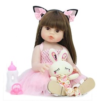 Muñeca de Juguete de Silicona Suave con Diseño de Niña Linda, Simulación de Cuerpo Humano, Material de PVC No Tóxico, Último Diseño de 2022