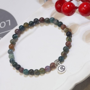 Pulsera Elástica de Cuentas de Ágata Natural Pulida de 6mm, 33 Piezas, Estilo Étnico YASEEN, para Uso Diario, Dhikr Musulmán, Tasbih, Venta al Por Mayor - Product Image 1
