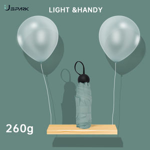 Mini parapluie de voyage pour femmes, pluie et soleil, léger, petit et Compact, poche avec étui - Product Image 3