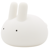 MUID Veilleuse lapin mignon Tangyuan petite lampe d'alimentation LED abat-jour en gel de silice blanc pour chambre à coucher lit sommeil usage résidentiel