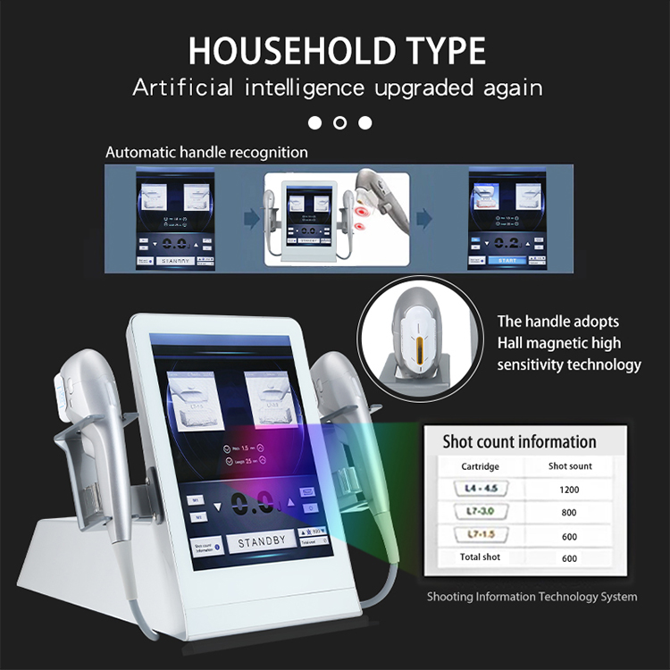 Portable Hifu Technology 7D Hifu focused ultrasound Machine For wrinkle removal