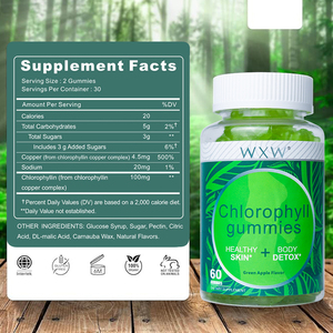 กัมมี่คลอโรฟิลล์ออกแบบมาอย่างดีอาหารเสริมลดน้ำหนักลดน้ำหนักขนมกัมมี่วิตามินดีต่อสุขภาพ - Product Image 2