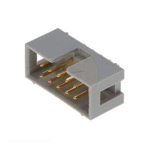 Connettori Rettangolari HDR SOCKET LOW PROFILE 10 POS GR 7610-6002 <span class=keywords><strong>PL</strong></span> Maschio a Perni Disponibili - Product Image 1