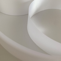 Rouleau d'étiquette en satin vierge lavable pour l'entretien des textiles en polyester de type soie de haute qualité