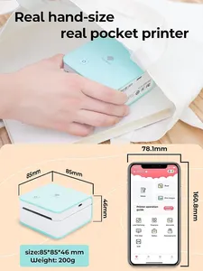 <span class=keywords><strong>Phomemo</strong></span> <span class=keywords><strong>M02</strong></span> <span class=keywords><strong>Pro</strong></span> BT Pocket Thermal Printer 300dpi iOS & Android Compatible pour l'impression de photos DIY Cards Travel Work & Study - Product Image 4