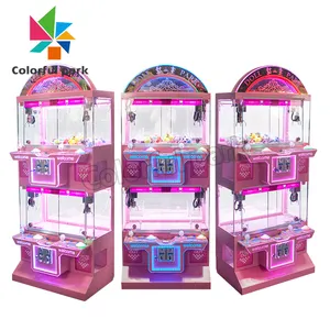 Renkli park oyun makineleri kabine sikke işletilen arcade oyunları claw_crane_machine