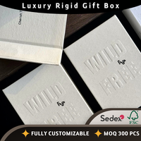 Boîte en papier personnalisée pour emballages cadeaux de luxe écologiques pour bijoux, cosmétiques, vêtements, électronique, avec impression de logo