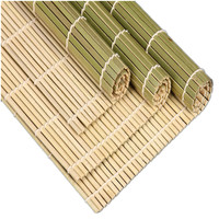 Tapis roulant à sushi naturel Kit de fabrication de sushi Tapis à sushi en bambou