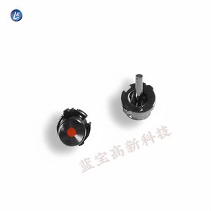 <b>Switch</b> <b>Push</b> <b>Button</b> Black Nylon Panel Mount Red Led For Hair Dryer Replacement - Product Image 1