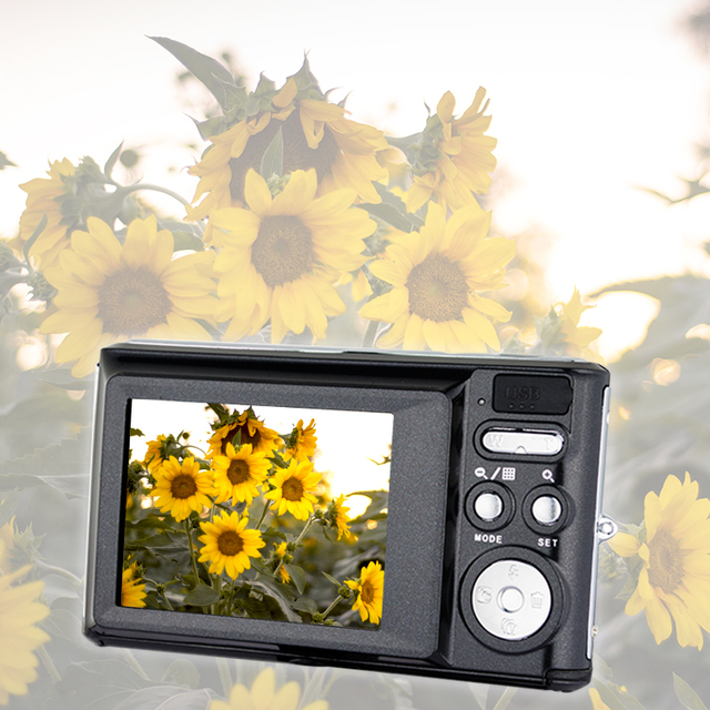 Christmas Gift HD Mini Digital Camera Point and Shoot Digital Video Cameras Travel Camping Gifts