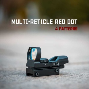 Nouveauté : Viseur reflex compact à quatre motifs de points sélectionnables, double point rouge et vert, réglage de la luminosité multi-niveaux, toutes conditions météorologiques - Product Image 4