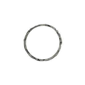 Trendy 925 Sterling Silver Ring Set Stackable Comfortable <b>Hammered</b> Thin Band Ring Set for Daily Wear Chic Minimalist Jewelry - Product Image 3