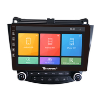 Untuk Honda Accord 2003-2007 Perangkat Headunit 10.1 Inci Double 2 Din Octa-Core Quad Stereo Mobil GPS Navigasi Radio Mobil Android