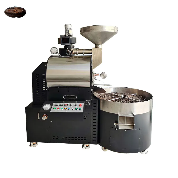 15Kg Industriële Koffiebrander Machine Industrie Koffiebrander En Grinder Roaster Koffie Industriële