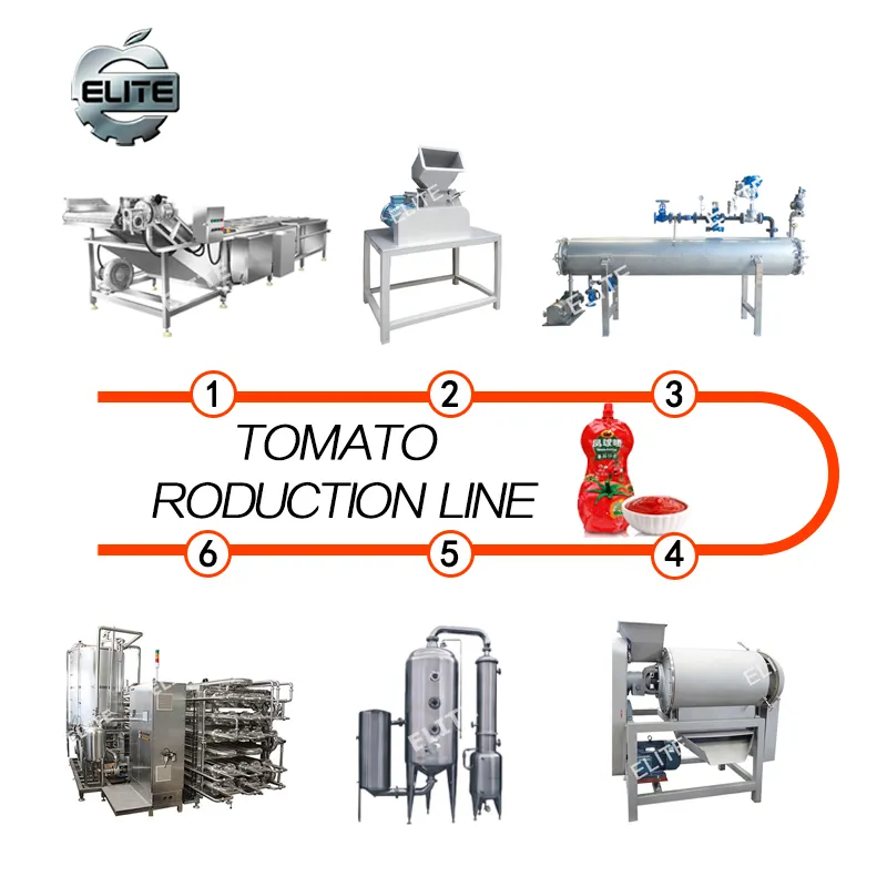 トマトペースト32-36% コールドブレイクトマトソース製造機