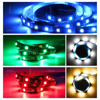 Lumières LED USB intelligentes Zigbee, bande LED RGB Wifi, rétroéclairage LED pour téléviseur, bande LED flexible RGBW 6V, fonctionne avec Alexa Google