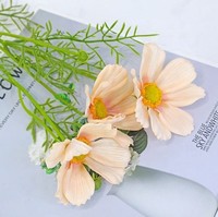 Centerpiece Meja Pernikahan Cosmos Daisy - Bunga Buatan Ramah Lingkungan dari Lateks Real Touch untuk Dekorasi