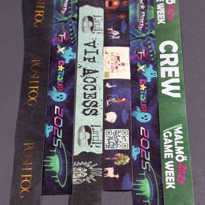 Pulsera Deportiva Personalizada de Tyvek y Vinilo, Impermeable, con Código QR, para Eventos - Product Image 4