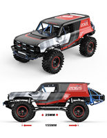 Voiture RC MJX H18P 1:18 Hyper GO, voitures RC électriques sans balais simulées, tout-terrain, 4 roues motrices, véhicule d'escalade hors route, jouets