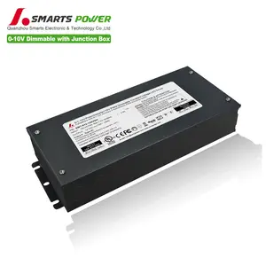 High Efficiency AC DC 12V 0-10V dimmable led driver 120W Led Power Supply 10A With UL CE FCC Certification