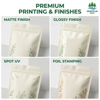 Sachets Doypack en Mylar personnalisés imprimés en gros avec thermoscellage et encoche de déchirement pour poudre protéinée et approvisionnement en gros