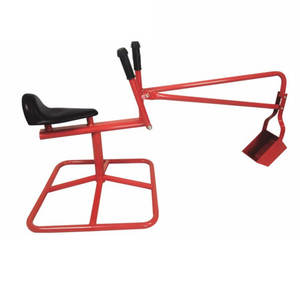 Детский металлический мини-экскаватор с песочницей для От 3 до 6 лет пляжного и наружного использования, эргономичное седло - Product Image 1