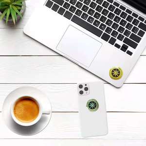 Sonnenblumen-Silikon-Telefon aufkleber mit wasserdichtem <span class=keywords><strong>EMF</strong></span>-Blocker mit Quantum Shield-Strahlens chutz für Laptops und mobile Geräte - Product Image 2