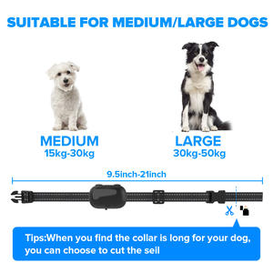 <span class=keywords><strong>Collier</strong></span> <span class=keywords><strong>anti</strong></span>-<span class=keywords><strong>aboiement</strong></span> rechargeable par ultrasons sans choc pour grands et petits chiens - Product Image 4