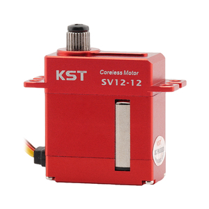 Hot Sales KST SV12-<b>12</b> DC8.4V-13.0V 9.0Kgf.cm 0.10sec/60. 1520Hz <b>70</b> Travel Aluminium Alloy Coreless Servo - Product Image 5