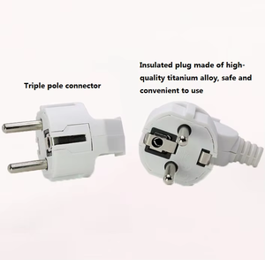 Spina di alimentazione europea staccabile auto cablaggio 16 a250v spina coreana tedesca Standard europea spina di alimentazione a tre poli - Product Image 5