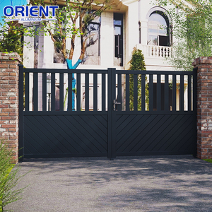 <span class=keywords><strong>Portail</strong></span> coulissant en aluminium avec moteur électrique en option, portails de jardin en aluminium, <span class=keywords><strong>portail</strong></span> automatique pour allée, cour de villa - Product Image 6