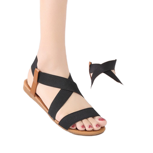 Sandales romaines d'été pour femmes à talon haut, style décontracté, avec semelle intérieure en EVA et semelle extérieure en caoutchouc, à enfiler, mode transfrontalière pour les loisirs en extérieur - Product Image 2