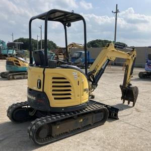 Mini-excavatrice sur chenilles d'occasion 2,5 tonnes, moteur diesel Yanmar, certifiée CE, boîte de vitesses, origine Japon, livraison gratuite - Product Image 3