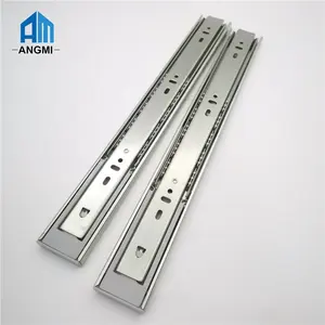 Ball Bearing Telescopic Channel Drawer Slide Iron Material Telescopic Steel Slider Wholesale Furniture Hardware Hinge