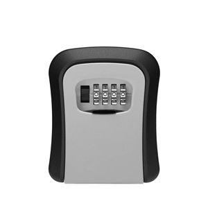 Boîte à clés sécurisée murale en alliage d'aluminium à livraison rapide avec serrure à combinaison/numérique pour usage intérieur/extérieur - Product Image 2